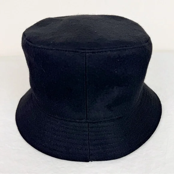 Coach Black Wool Bucket Hat